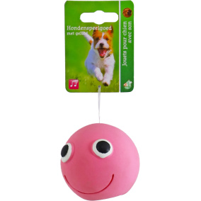 Boon Smileybal Latex 7Cm Roze