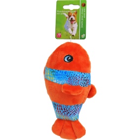 Boon Clownsvis Pluche Oranje/Glit.+Piep 17Cm