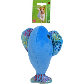 Boon Walvis Pluche Blauw/Glit.+Piep 17Cm