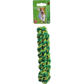 Boon Touwstick Katoen 22 Cm Groen/Geel