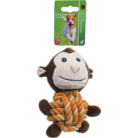 Boon Aap Pluche Met Touwbal Buik En Piep 15Cm