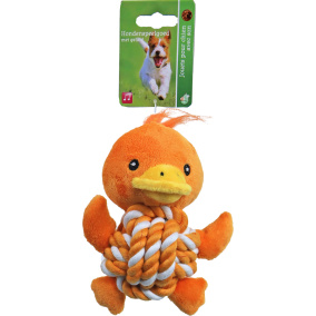 Boon Eend Pl. Met Touwbal Buik En Piep 15Cm