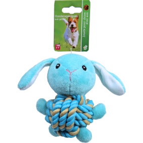 Boon Konijn Pl. Met Touwbal Buik En Piep 15Cm