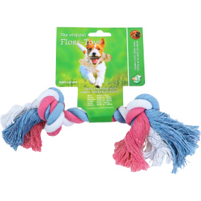Boon Floss-toy Blauw/Roze/Wit Small