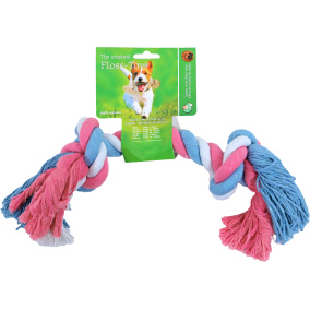 Boon Floss-toy Blauw/Roze/Wit Large