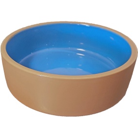 Boon Eetbak Steen Beige/Blauw 19 Cm