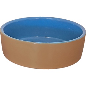 Boon Eetbak Steen Beige/Blauw 22.5 Cm