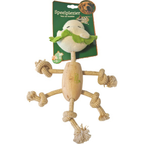 Boon Leeuw Hout Natural+Touw 30 Cm