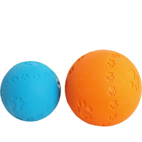 Boon Bal Rubber Pawprint Met Geluid 11 Cm