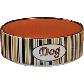 Boon Eetbak Steen Hond Gestreept 20 Cm