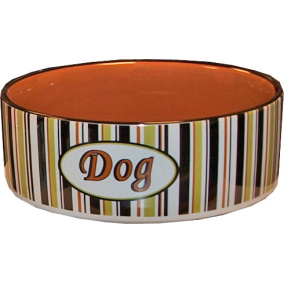 Boon Eetbak Steen Hond Gestreept 23 Cm