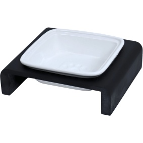 Boon Eetbak Met Houten Frame Hond Enkel 17 Cm