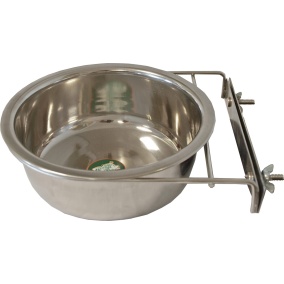 Boon Eetbak Rvs Met Schroefhouder 19 Cm