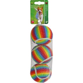 Boon Tennisbal Rainbow M Net A 3 Stuks