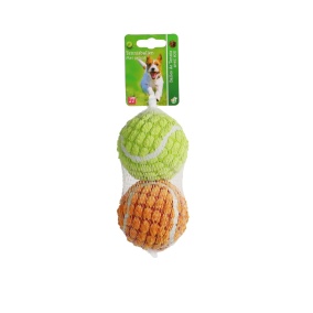 Boon Tennisbal Soft Squeak L Ass. Net 2 St.