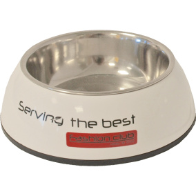 Boon Eetbak Pl/Rvs Fashionclub Wit 14 Cm