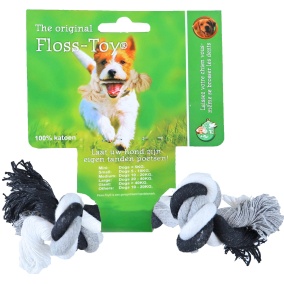 Boon Floss Toy Zwart/Wit Mini