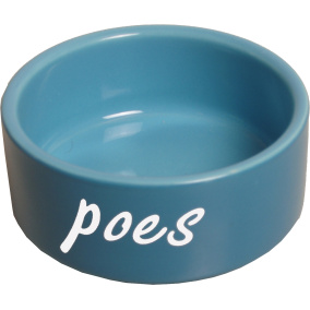 Boon Eetbak Steen Kat Blauw 12 Cm