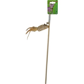 Boon Hengel Met Raffia Muis + Bel Beige