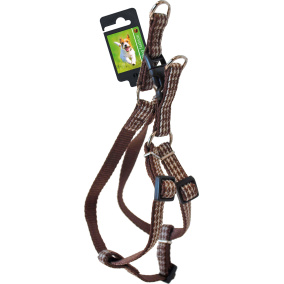 Boon Tuig Bh Nylon Ruit Bruin 20 Mm/55-75 Cm