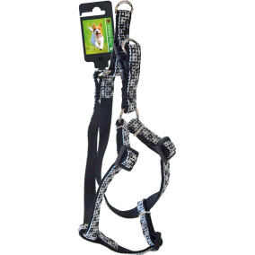 Boon Tuig Bh Nylon Ruit Zwart 10 Mm/25-35 Cm