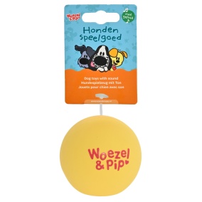 Woezel & Pip Bal Latex Charlie Geel 7,5cm