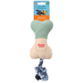 Woezel & Pip Snackbot+touw + Piep Groen 20cm