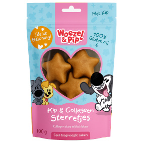 Woezel & Pip Collageen Sterretjes 100 Gram