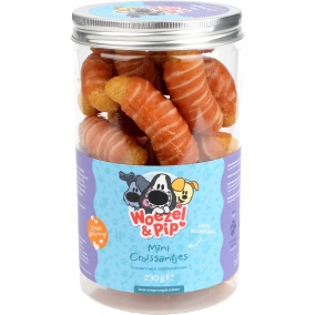 Woezel & Pip Croissants Met Marbled Kip in Pot 230gr.