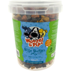 Woezel & Pip Blije Botjes Mix in Pot 300 Gram