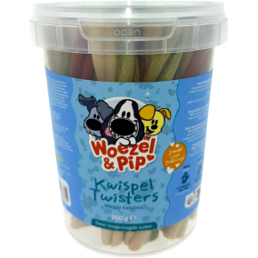 Woezel & Pip Kwispel Twisters Mix in Pot 250 Gram