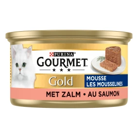 Gourmet Gold Fijne Mousse Zalm 24X85 Gr