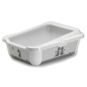 Trendy Cat Kattenbak Open + Rand Cats In Love 39X51X19 Cm