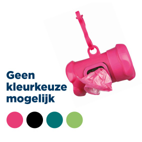 Trixie Poepzakhouder Botvorm Met Poepzakjes Assorti 15 Stuks