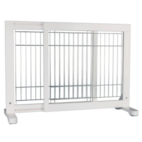 Trixie Afsluithek Uitschuifbaar Wit 65-108X61 Cm