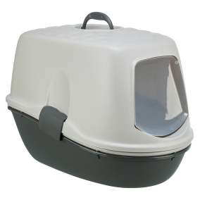 Trixie Berto Kattenbak Overdekt Met Zeef Scheidingssysteem Grijs 59X39X42 Cm