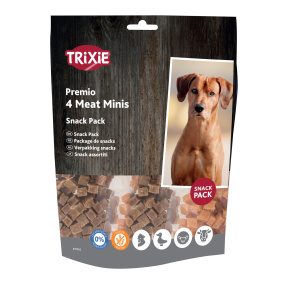 Trixie Premio Vlees Minis Kip / Eend / Rund / Lam 4X100 Gr