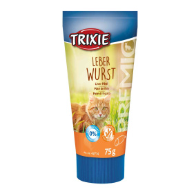 Trixie Premio Leverworstpasta Kat 75 Gr
