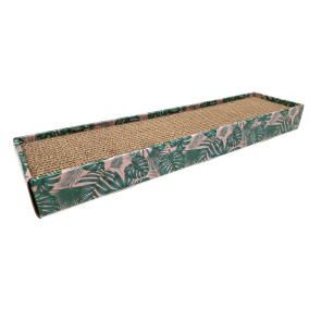 Croci Krabplank Homedecor Textuur Bladeren Groen 48X12,5X5 Cm