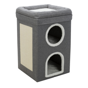 Trixie Krabpaal Cat Tower Saul Grijs 39X39X64 Cm