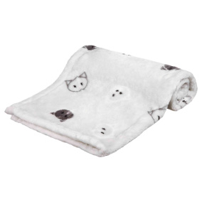 Trixie Deken Mimi Softpluche Lichtgrijs 70X50X3 Cm