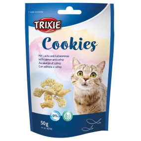 Trixie Cookies Met Zalm En Catnip 50 Gr