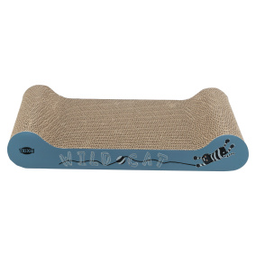 Trixie Krabkarton Catnip Blauw 41X24X7 Cm