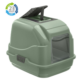 Imac Kattenbak Easy Cat 2Nd Life Gerecycled Groen 50X40X40 Cm