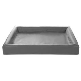 Bia Bed Kunstleer Hoes Hondenmand Grijs Bia-7 120X100X15 Cm
