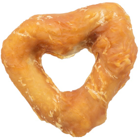 Trixie Denta Fun Heart Met Kippenborst 6 Cm 20 Gr 200 St