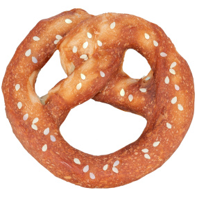 Trixie Denta Fun Pretzel Met Eendenborst 9 Cm 40 Gr 100 St
