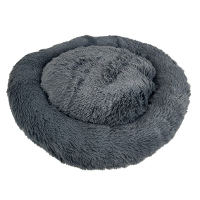 Sazzz Hondenmand Fluffy Antraciet Grijs 85X85X17 Cm