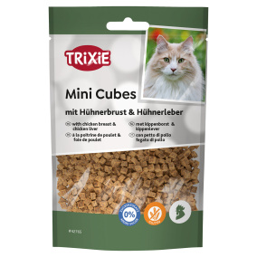 Trixie Mini Cubes Met Kippenborst En Kippenlever 50 Gr
