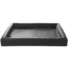 Bia Bed Kunstleer Hoes Hondenmand Zwart Bia-7 120X100X15 Cm